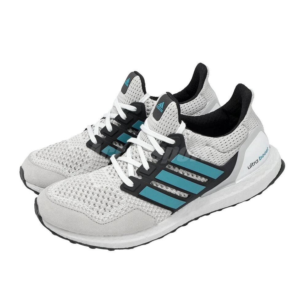 Adidas Ultraboost 1.0 DNA Running Shoes White/Pure Teal JQ0823 Men's 11 NEW